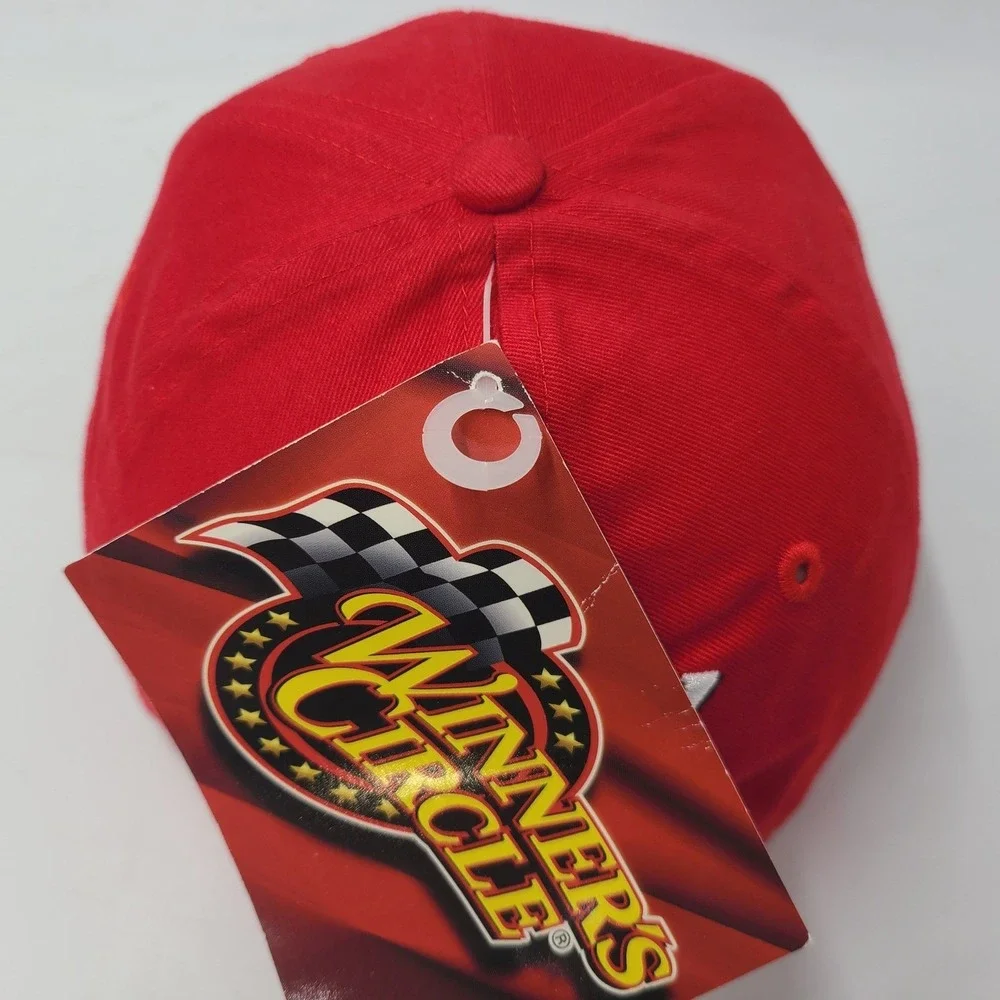 Vintage Dale Earnhardt Jr Hat Red NASCAR #8 MLB 2003‎ Chicago All Star Game Men
